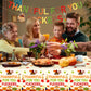 Yavxzvbw 3Pcs Thanksgiving Tablecloth Thanksgiving Party Decorations Tablecloths Friendsgiving Party Decorations Thanksgiving Party Supplies