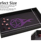 Forged Dice Co. Dice Tray 14" - Double Sided and Removable Neoprene Rolling Dice Mat - for Any Dice or Board Game, Tabletop RPGs Like D&D Pathfinder
