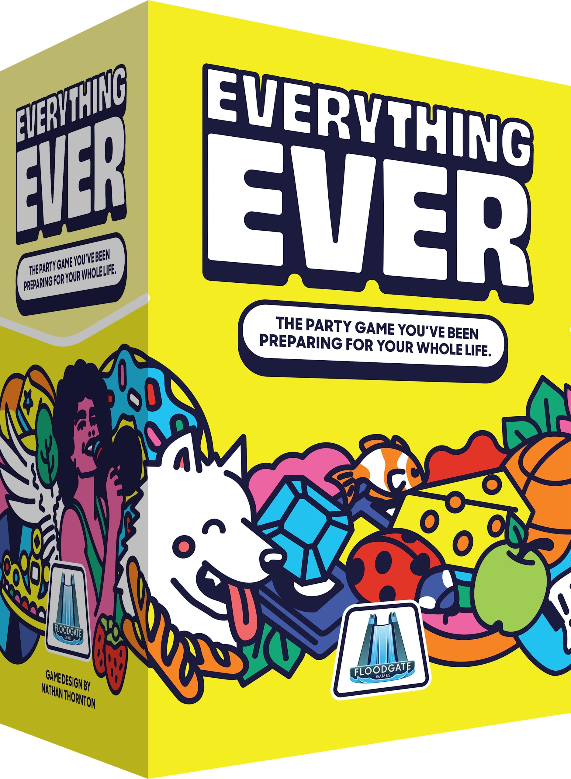 Everything Ever Card Game | Fun Family Games for Adults, Teens, & Kids | Fun Quick Party Game | 20 Minutes | Ages 12 and Up | for 2 to 10 Players |