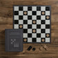 Checkers and Backgammon Vintage Bookshelf Edition by WS Game Company, Linen Wrapped Book Box & Slipcase - Reversible Board, Wooden Pieces - Checkers