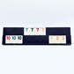 Rummy Tiles Game, 106 Tiles Rummy Game, 4 Durable Full-Size Racks, Black Travel Case for Easy Carrying
