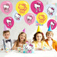 40pcs hello Pink Cats Birthday Party Balloons for Pink Cats Themed Birthday Party Decorations Supplies - 12 Inch