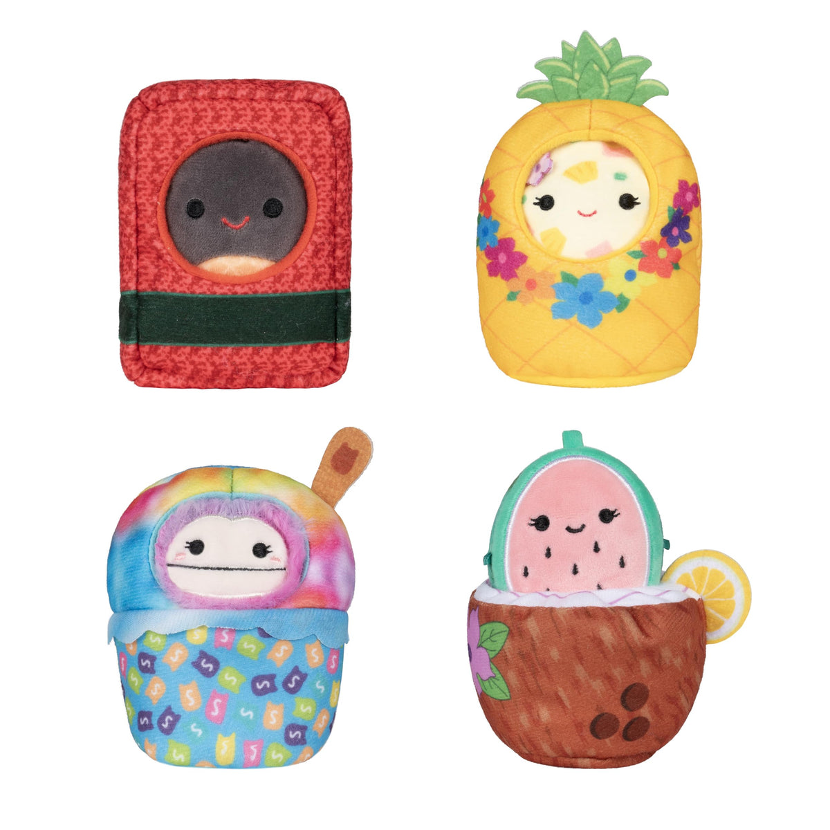 Squishmallows Original Micromallows Plush “Island Snack Machine” Deluxe Accessory Set
