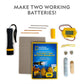 National Geographic Battery Making Science Kit with 2 STEM Projects