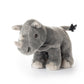 The Petting Zoo Rhino Stuffed Animal, Gifts for Kids, Wild Onez Zoo Animals, Southern Rhino Plush Toy 12 inches