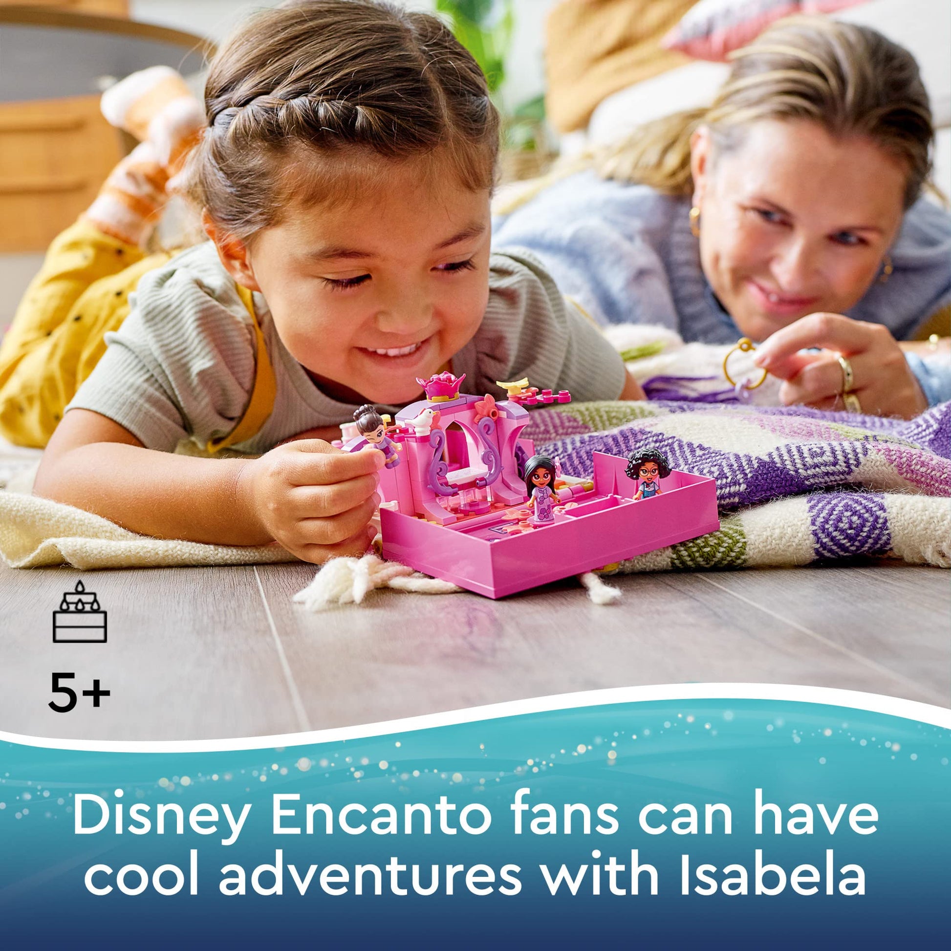 LEGO Disney Encanto Isabela’s Magical Door 43201 Building Kit; A Great Construction Toy for Independent Play, with Butterflies, Bird and Memorable