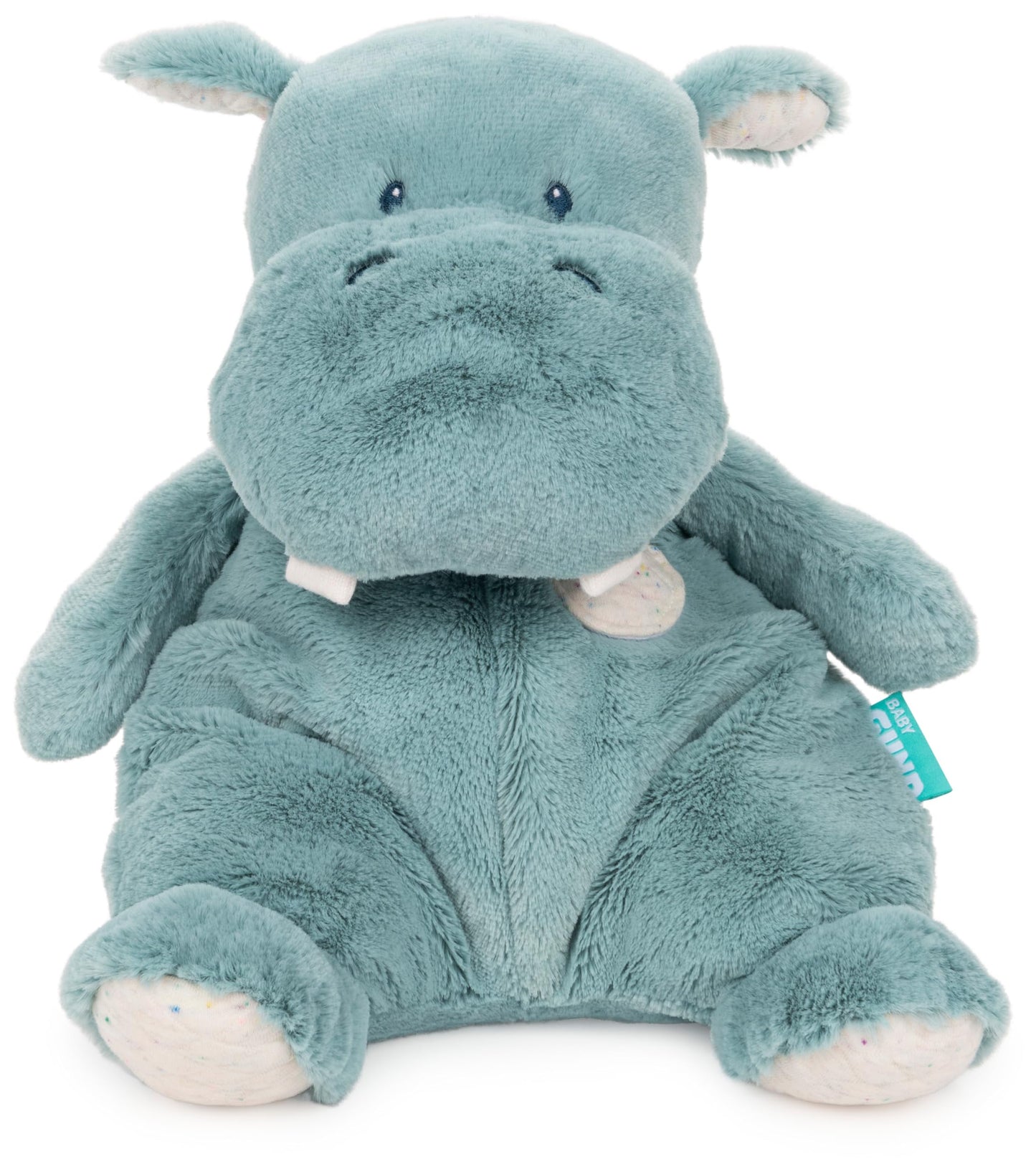 GUND Baby Hippo Hug Soft Cuddle Plush Toy for Babies and Babies, Green, 30 cm, 0+ Years