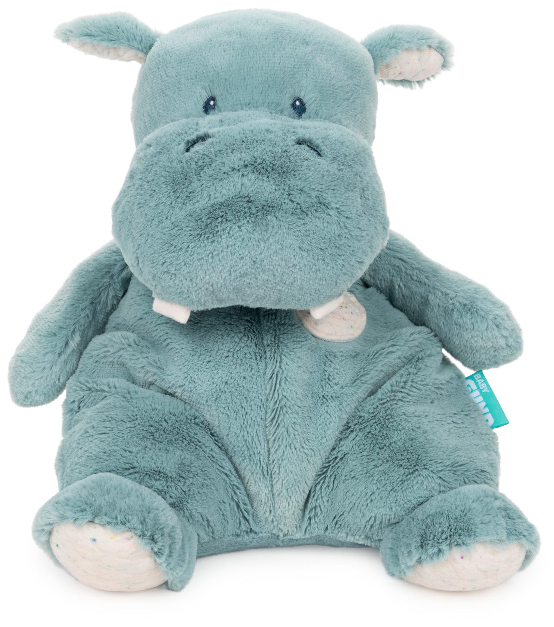 GUND Baby Hippo Hug Soft Cuddle Plush Toy for Babies and Babies, Green, 30 cm, 0+ Years