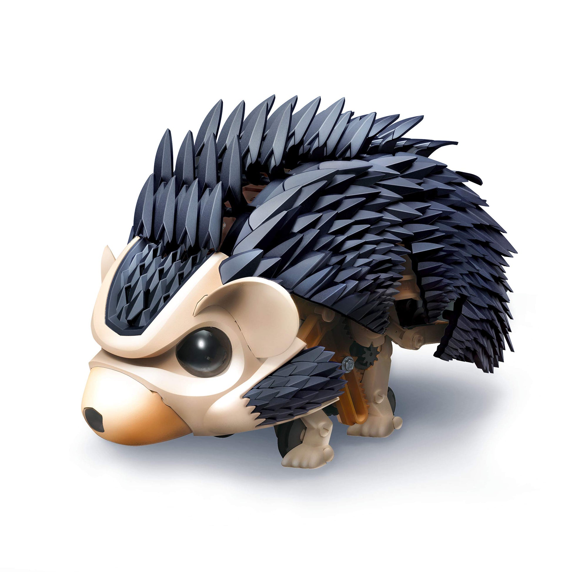 Thames & Kosmos My Robotic Pet - Tumbling Hedgehog | Build Your Own Sound Activated Tumbling, Rolling, Scurrying Pet | STEM Experiment Kit | Toy