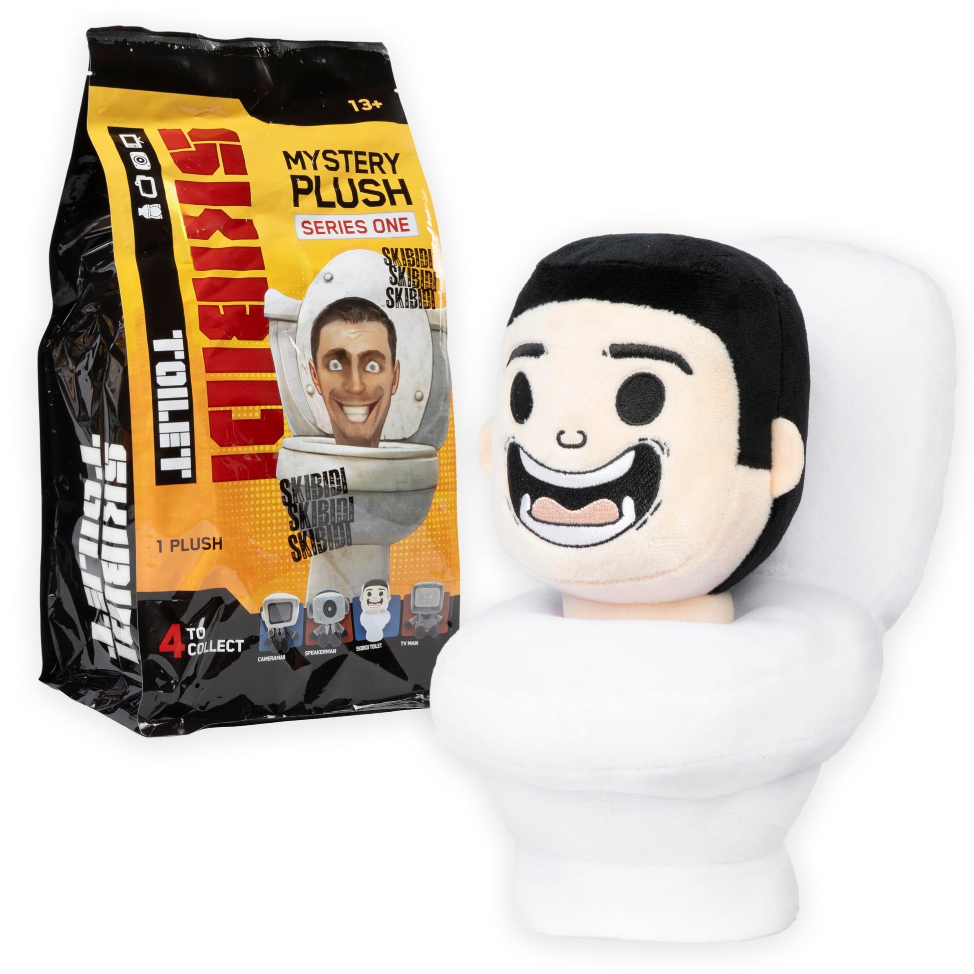 Skibidi Toilet Mystery Plush - Collectible Plush, All-New Collectibles, Officially Licensed Skibidi Toilet Merch