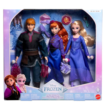 Frozen Ice Skating Adventure Set - Anna, Elsa and Kristoff celebrate the season with Ice Skating, Adventures and Joy Around the Fire.