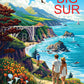 Boardwalk Big Sur 500 Piece Jigsaw Puzzle Coastal Scenic California Puzzles with Premium Box, Gift for Adults and Family 16"x20"