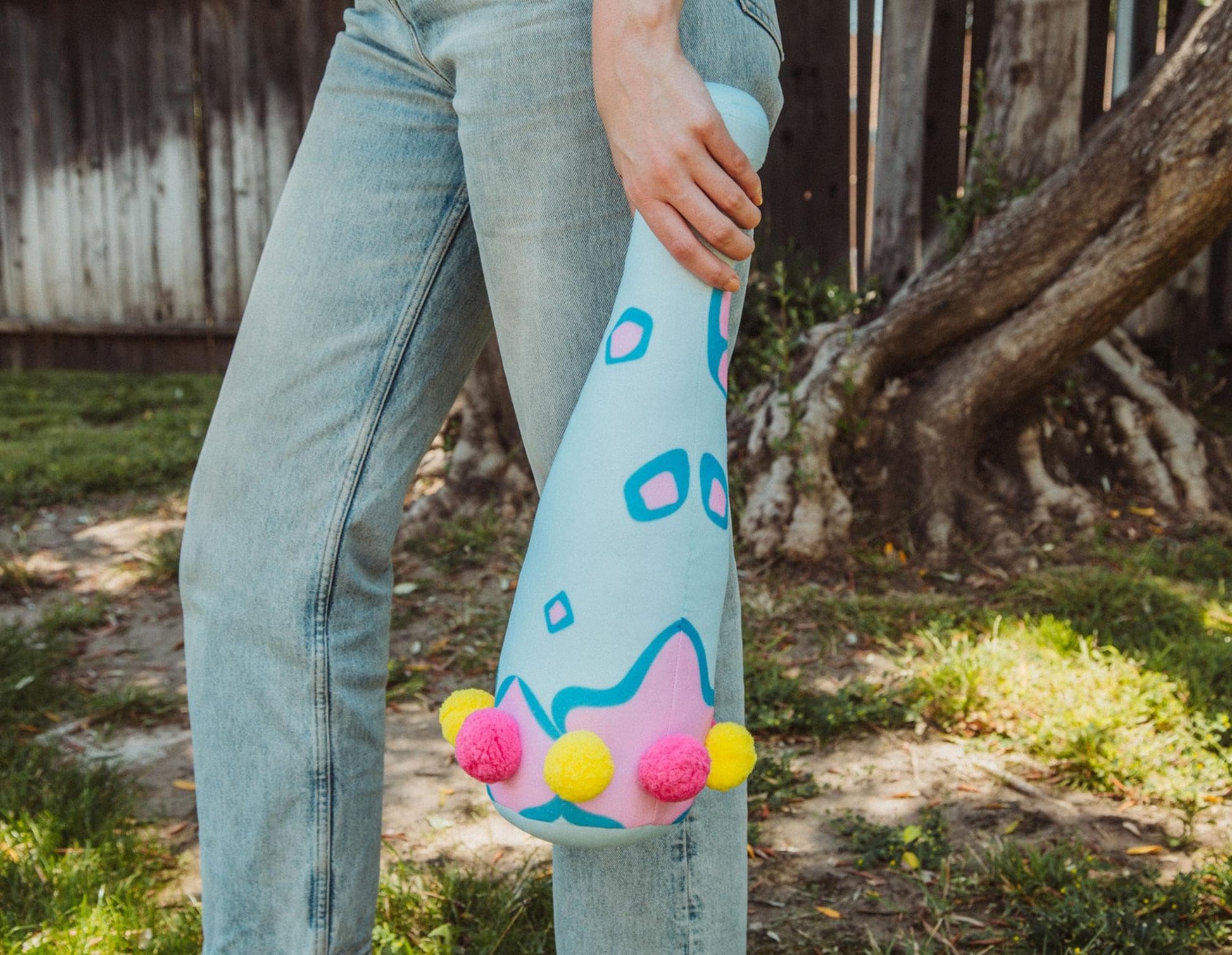 Toynk Killer Klowns from Outer Space Blue Baseball Bat 20-Inch Collector Plush Toy, Large Soft Stuffed Animal