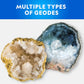National Geographic Break Open 15 Premium Geodes Science Kit for Kids