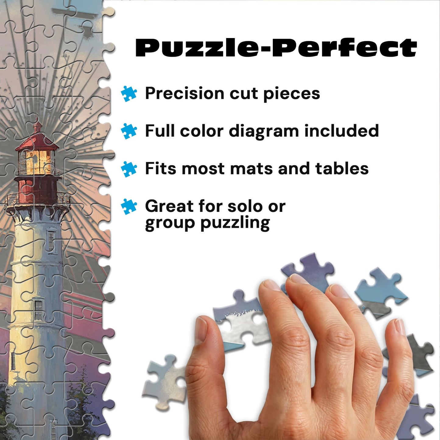 Buffalo Games Thomas Kinkade, Windswept Cove, 1000 Piece Puzzle, for Adults
