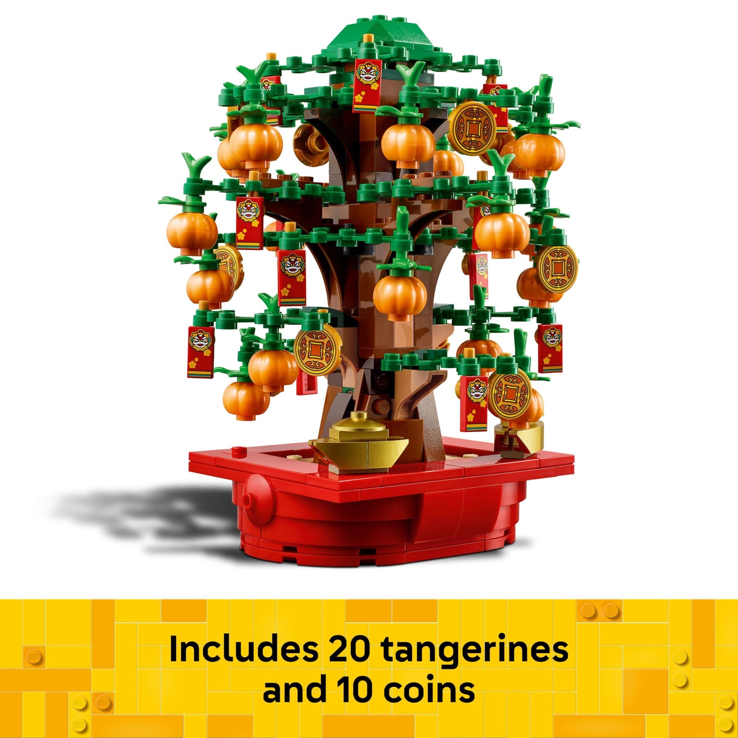 LEGO Money Tree - Lunar New Year Building Toy - Kids Chinese Culture Learning and Educational Toy for Boys and Girls, Ages 9+ - Holiday Decorations