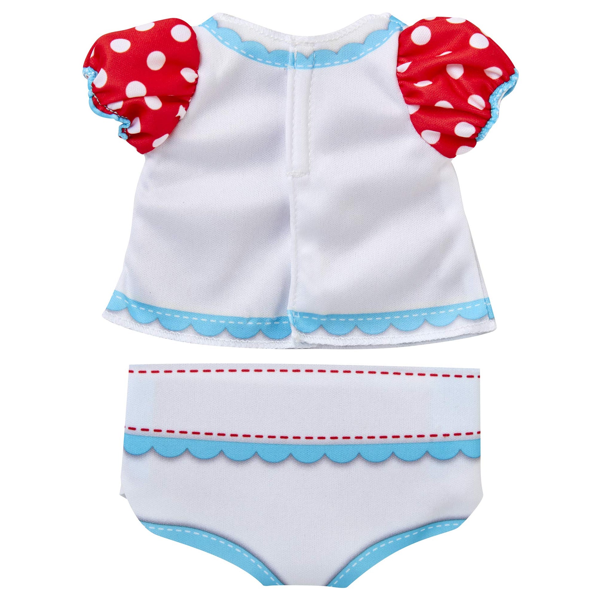 My Disney Nursery Baby Doll Clothes & Accessories, Minnie Diaper Accessory Pack Inspired by Disney's Beloved Minnie Mouse! Includes Doll T-Shirt, Doll