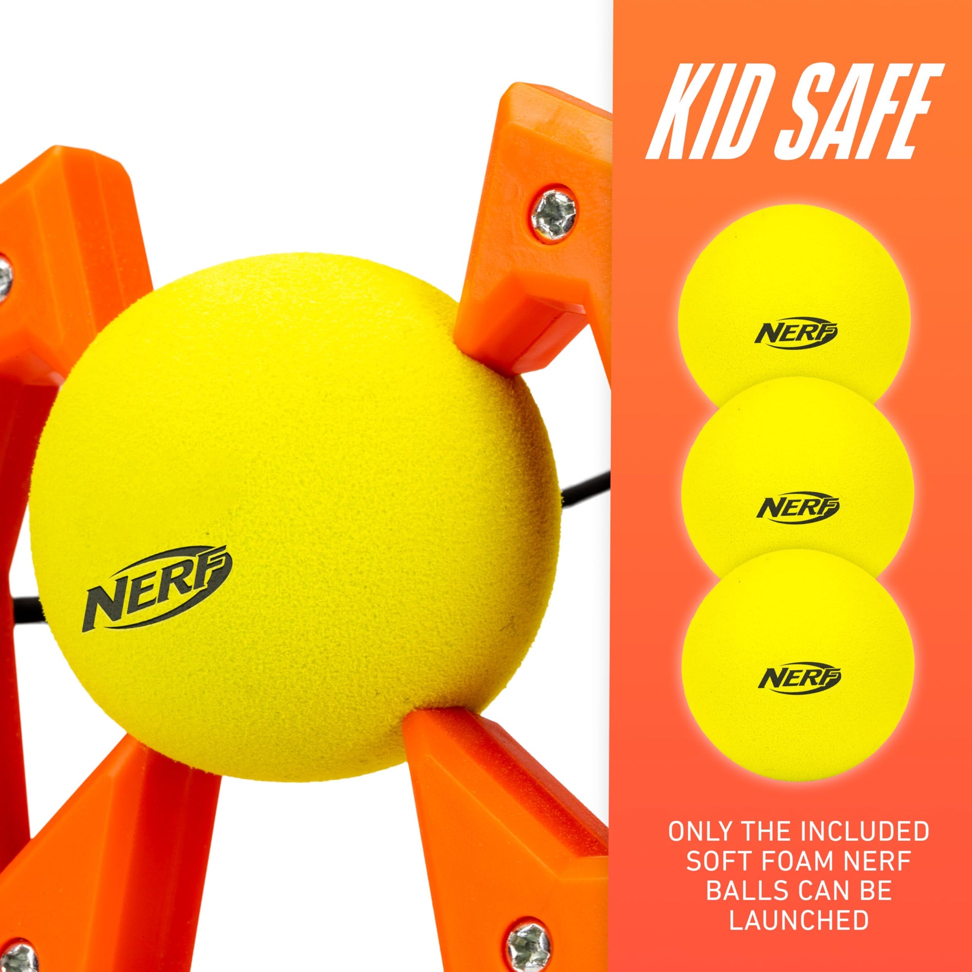 Franklin Sports Nerf Slingshot Challenge Bowling Toss Game