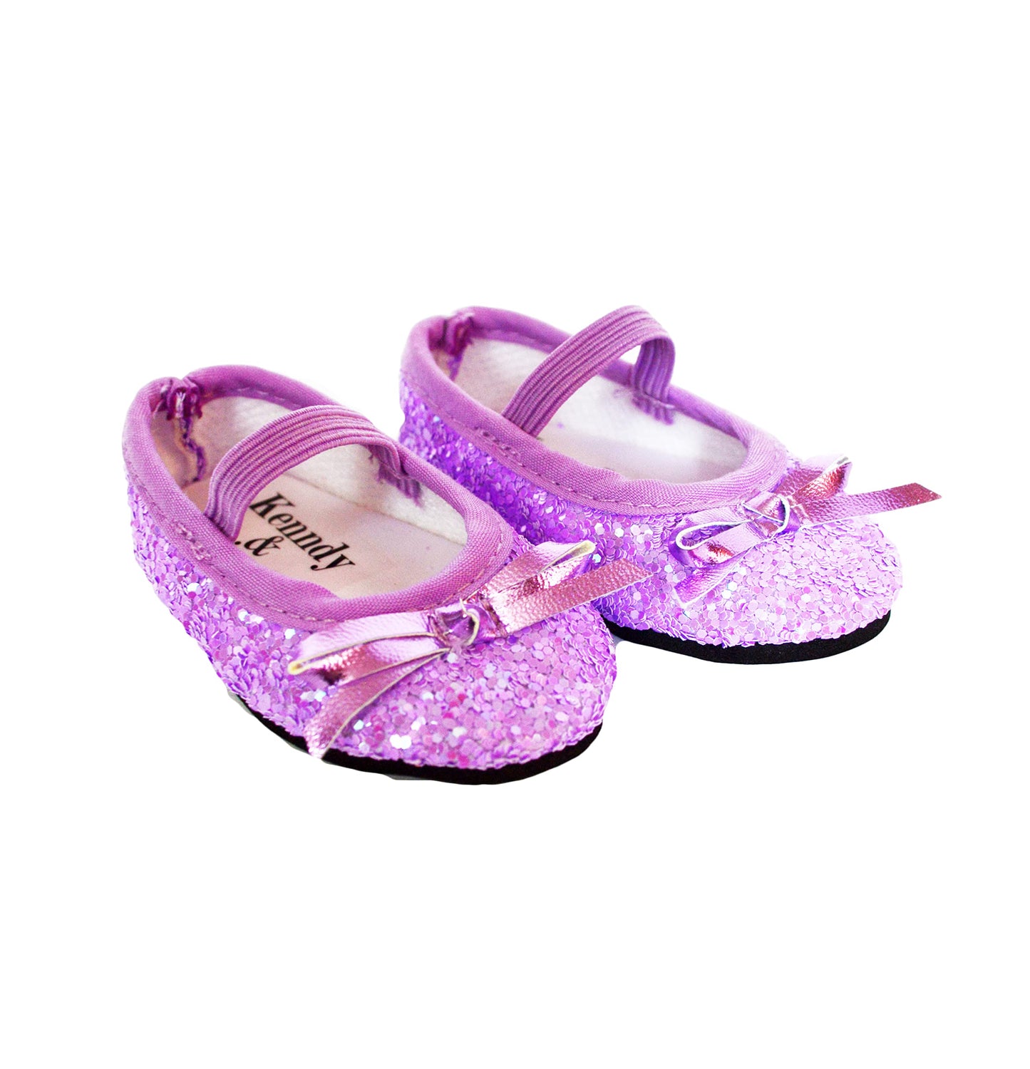 Lavender Ballet Flats Fits 18 Inch Girl Dolls- 18 Inch Doll Shoes