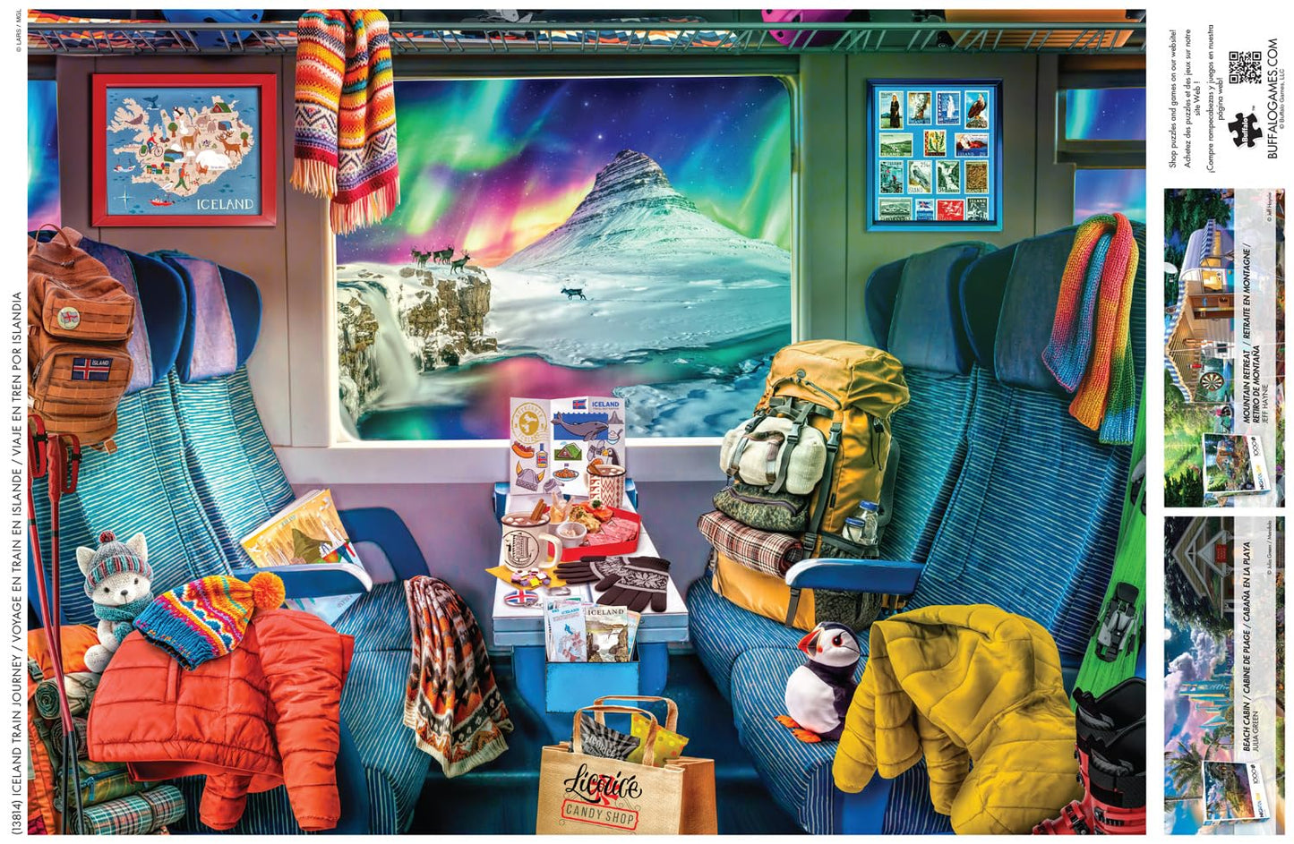 Buffalo Games - Iceland Train Journey - 1000 Piece Jigsaw Puzzle for Adults