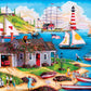 MasterPieces 300 Piece EZ Grip Jigsaw Puzzle - Painter's Point - 18"x24"