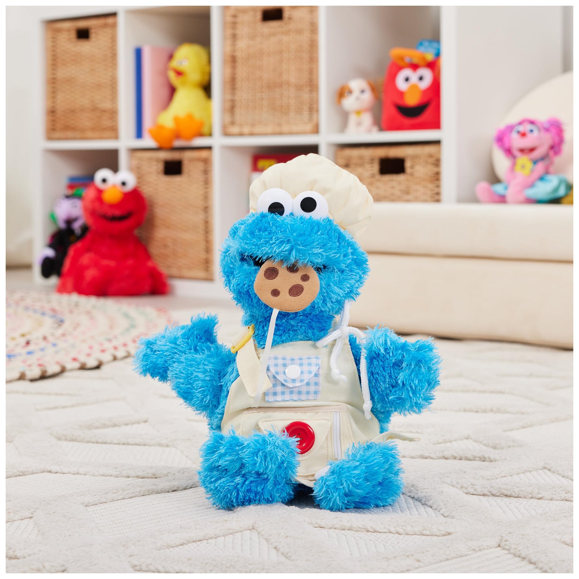 GUND Sesame Street Teach Me Cookie Monster 13” Plush Toy for Ages 1+