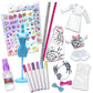 Tara Toys Barbie Tie-Dye Fashion Designer Kit - DIY Design Set for Girls with Dresses, Markers, Stickers & Tools - Create Real Barbie Outfits, Craft