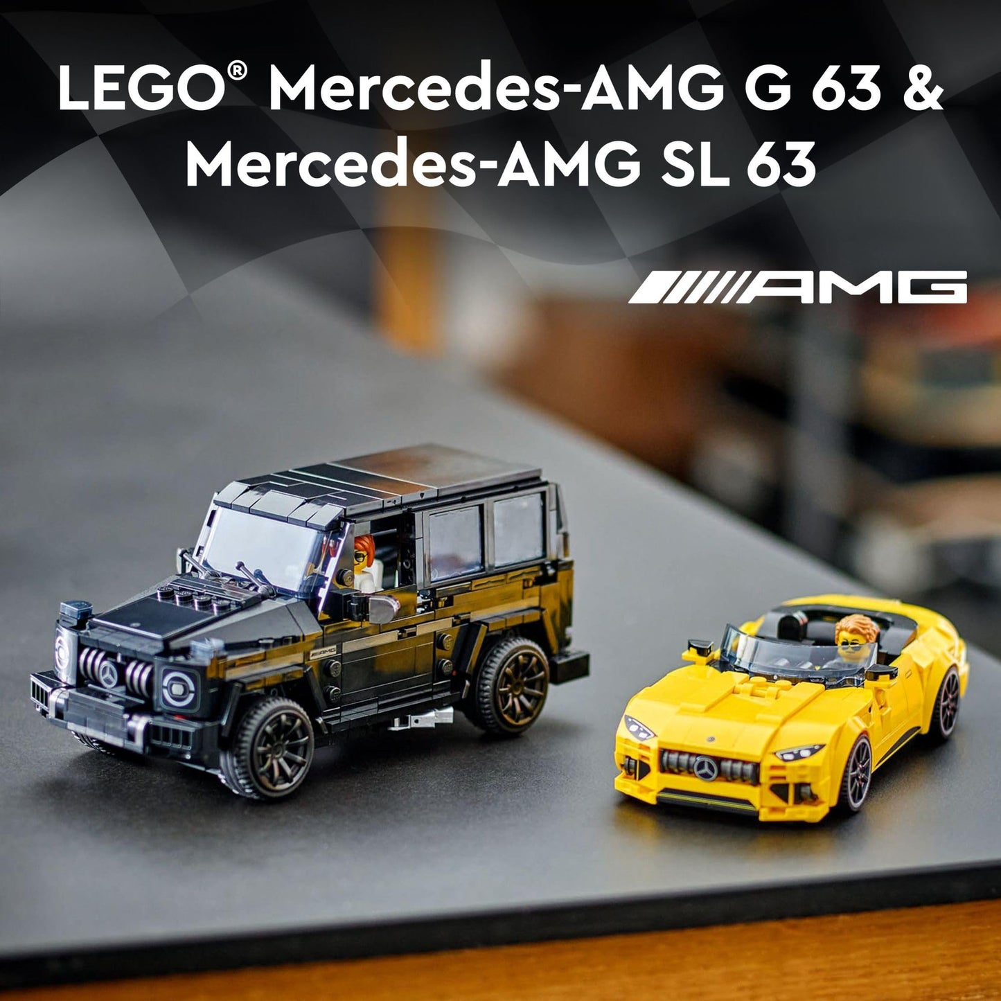 LEGO Speed Champions Mercedes-AMG G 63 & SL 63 Building Toys - Kids Pretend Play Toy Cars for Boys & Girls, Ages 10+ Years - Gifts for Christmas
