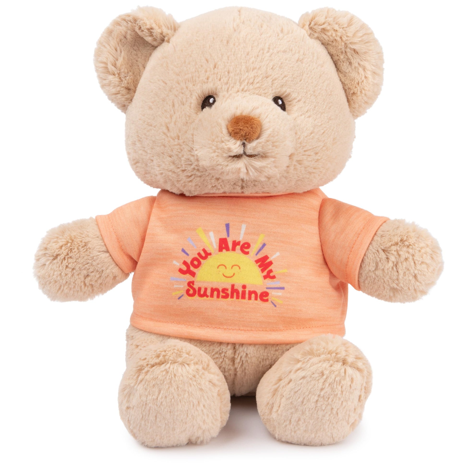 GUND Sustainably Soft “You are My Sunshine” 12" Bear with T-Shirt, Ages 0+
