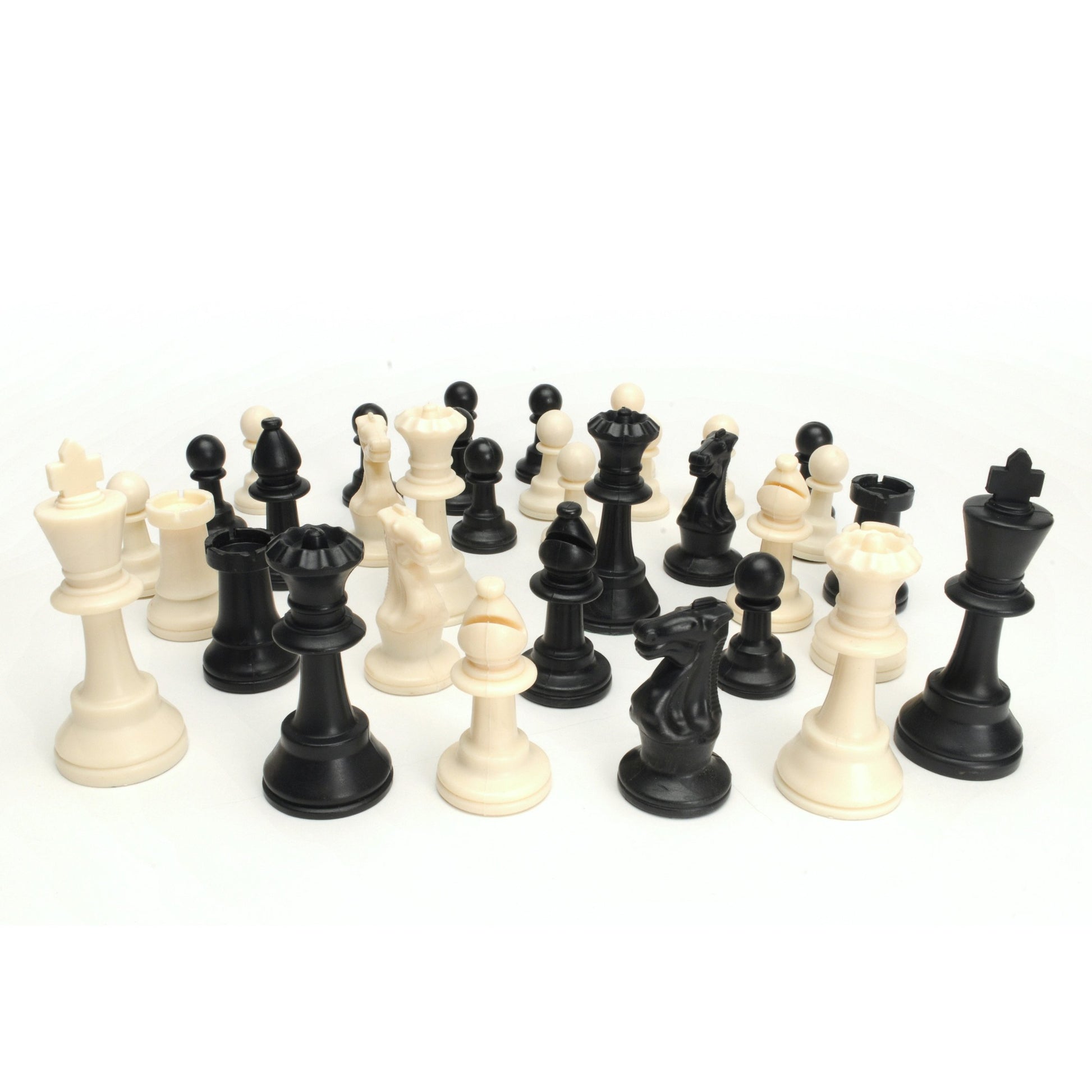 WE Games Tournament Chess Set w/Chess Pieces & Green Roll Up Vinyl Chess Board