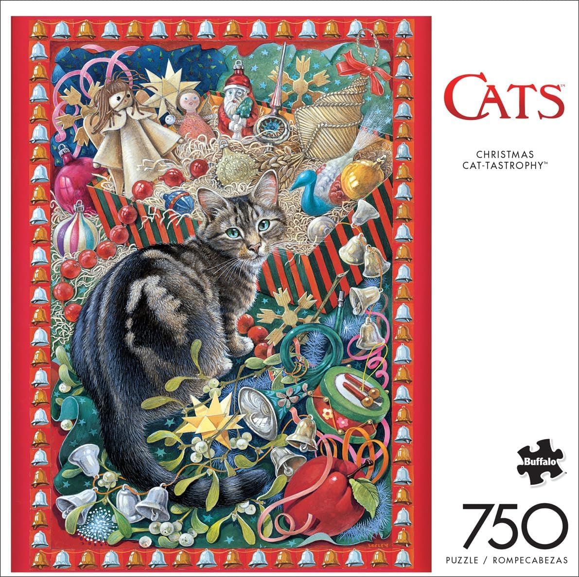 Buffalo Games - Christmas Cat-tastrophy - 750 Piece Puzzle for Adults