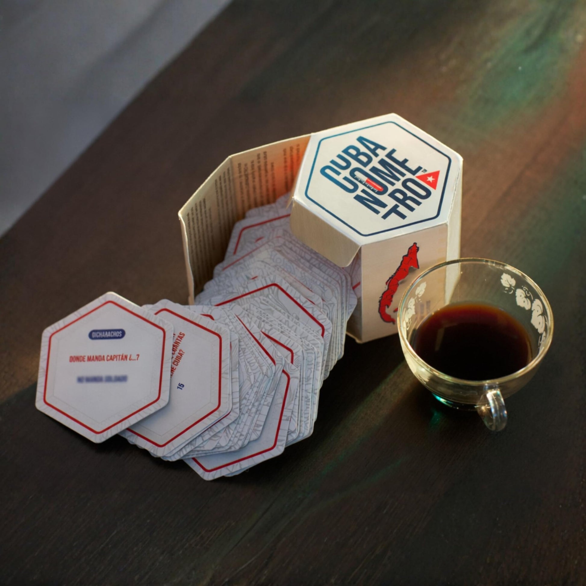 Cubanometro Card Game for Cubans - Questions, Challenges, and Humor | Party Game for Cuban Friends and Family | Trivia Game in Spanish | 2+ Players |