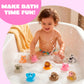 JOYIN 9 Pack Animal Rubber Duck Bath Toys, 2.3 Inch Rubber Squeaky Animal Toys, Cute Mini Zoo Animals for Bathtub Play, Party Favors, Easter Basket