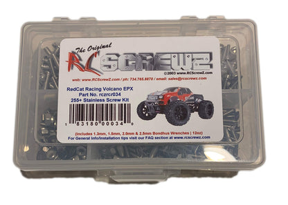 RCR034 - Redcat Racing Volcano EPX Stainless Steel Screw Kit