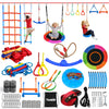 Ninja Warrior Obstacle Course for Kids 56ft Slackline with 11 Accessories