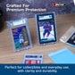 BCW Resealable Graded Card Sleeves | 100 Pack | Universal Fit for PSA, Beckett, SGC & More | Acid-Free Archival Polypropylene | 3¾ x 5½ with 1” Flap
