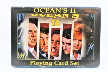 Ocean's 11 Playing Card Set Featuring The Cast of The 1960 Movie: Frank Sinatra, Dean Martin, Sammy Davis Jr, Peter Lawford & Angie Dickenson