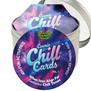 Cosmic Chill Cards - Couples, Friends or Solo - Date Night Ideas - Fun & Exciting 40+ Cards Special for Couple: Birthday Gifts for Boyfriend