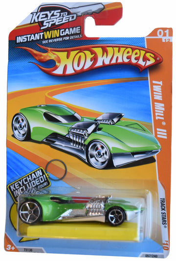 Hot Wheels Twin Mill III, [Green] 57/240 '10 Track Stars 1/12