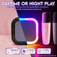 Karaoke Machine for Kids Adults, Portable Mini Bluetooth Speaker with 2 Wireless Microphones, LED Lights, Singing System for Family Home Party, Voice