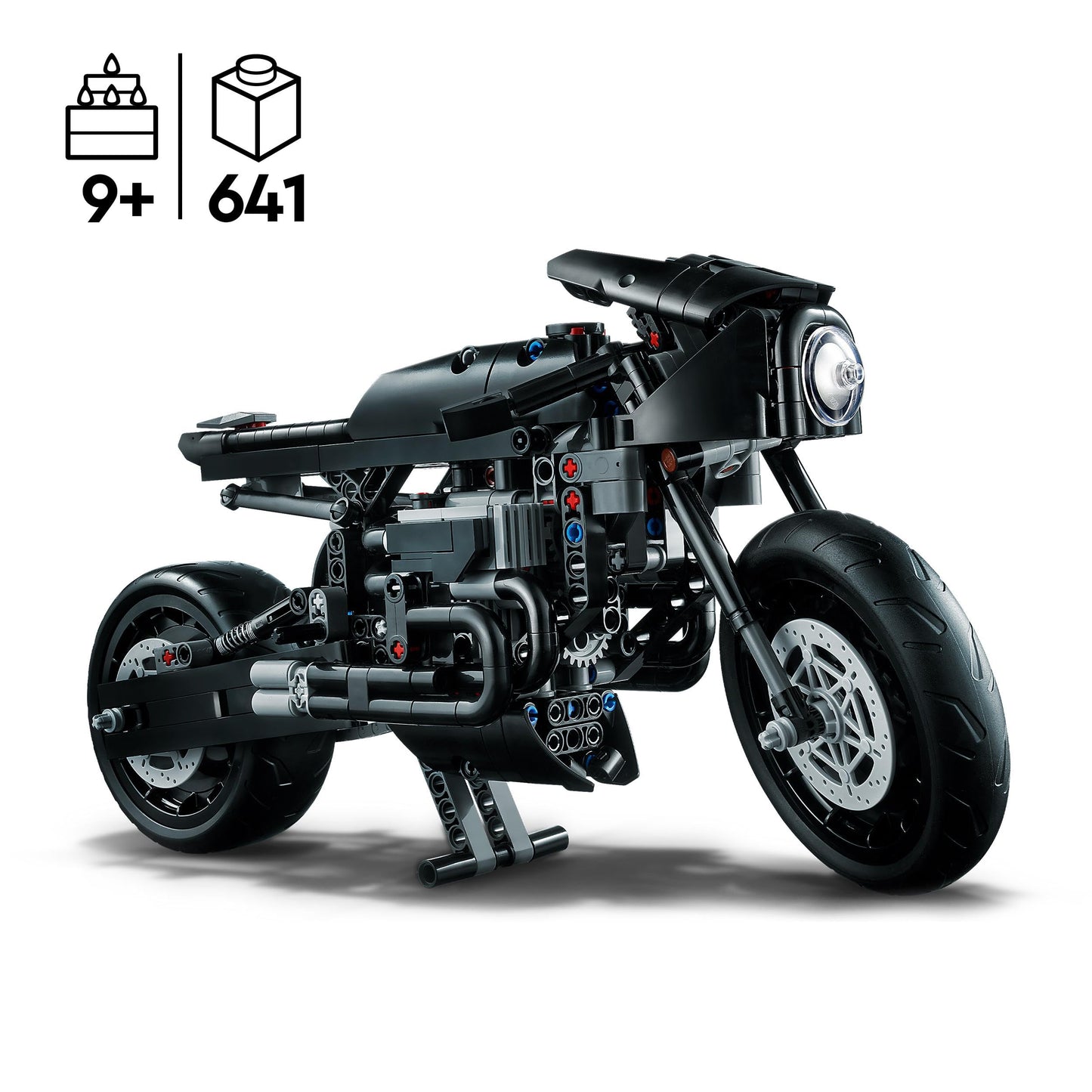Lego Technic The Batman - BATCYCLE Set 42155, Collectible Toy Motorcycle, Scale Model Building Kit of The Iconic Super Hero Bike from 2022 Movie