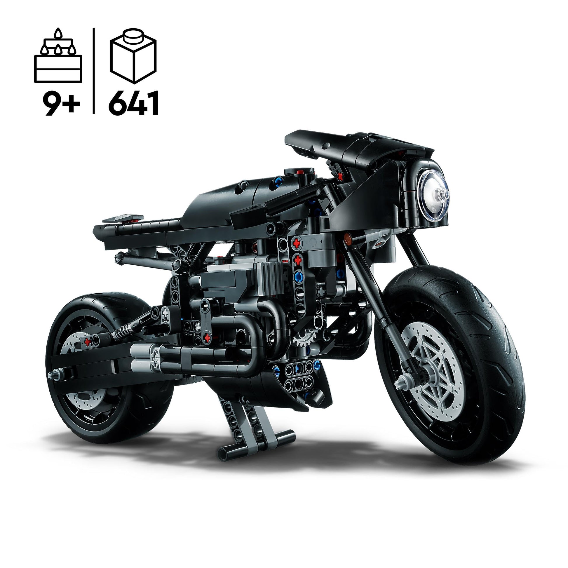 Lego Technic The Batman - BATCYCLE Set 42155, Collectible Toy Motorcycle, Scale Model Building Kit of The Iconic Super Hero Bike from 2022 Movie