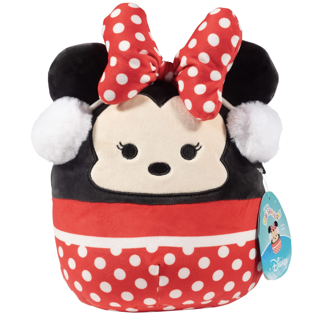 Squishmallows 8-Inch Minnie Mouse Disney Holiday Jazwares Plush