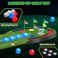VATOS Golf Putting Mat Indoor for Kids, Light up Golf Putting Green Set