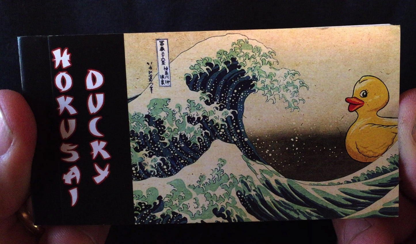 Hokusai Ducky Flipbook for Kids Ages 6-12, Animation Flip Book for Children
