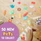 Buffalo Games Pop It Pets - Season 2 - The Ultimate Sensory Fidget Toy - Popping Bubbles and Adorable Characters - Collector map with Cards and