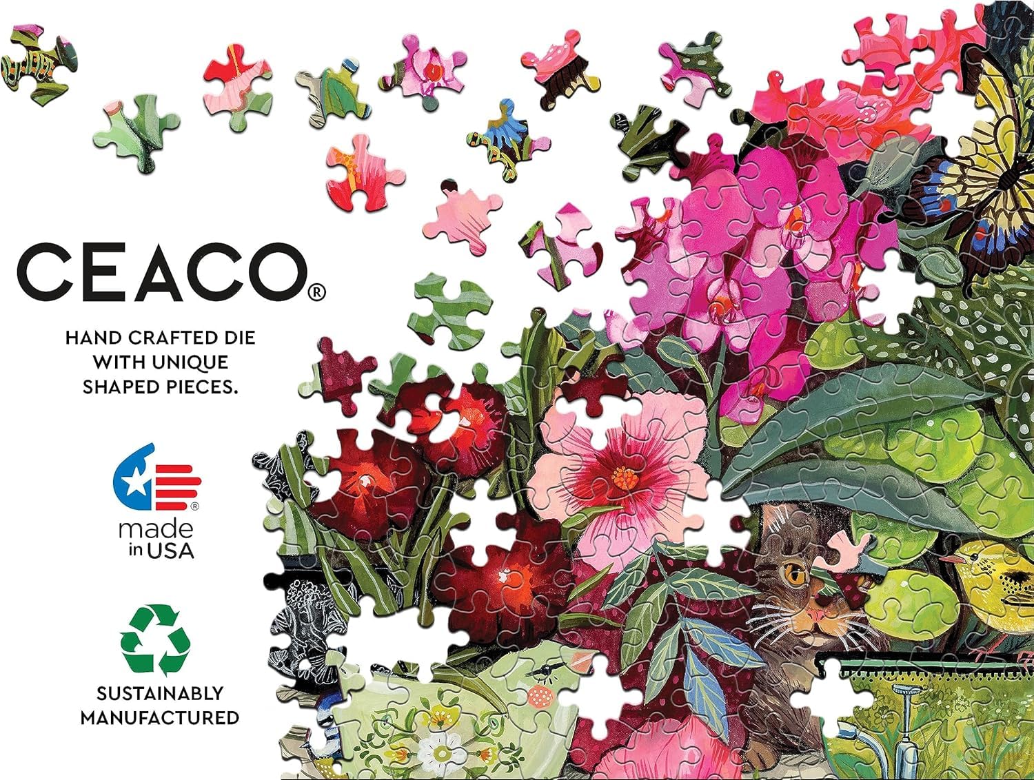 Ceaco - Patiently Waiting - 500 Piece Jigsaw Puzzle for Adults