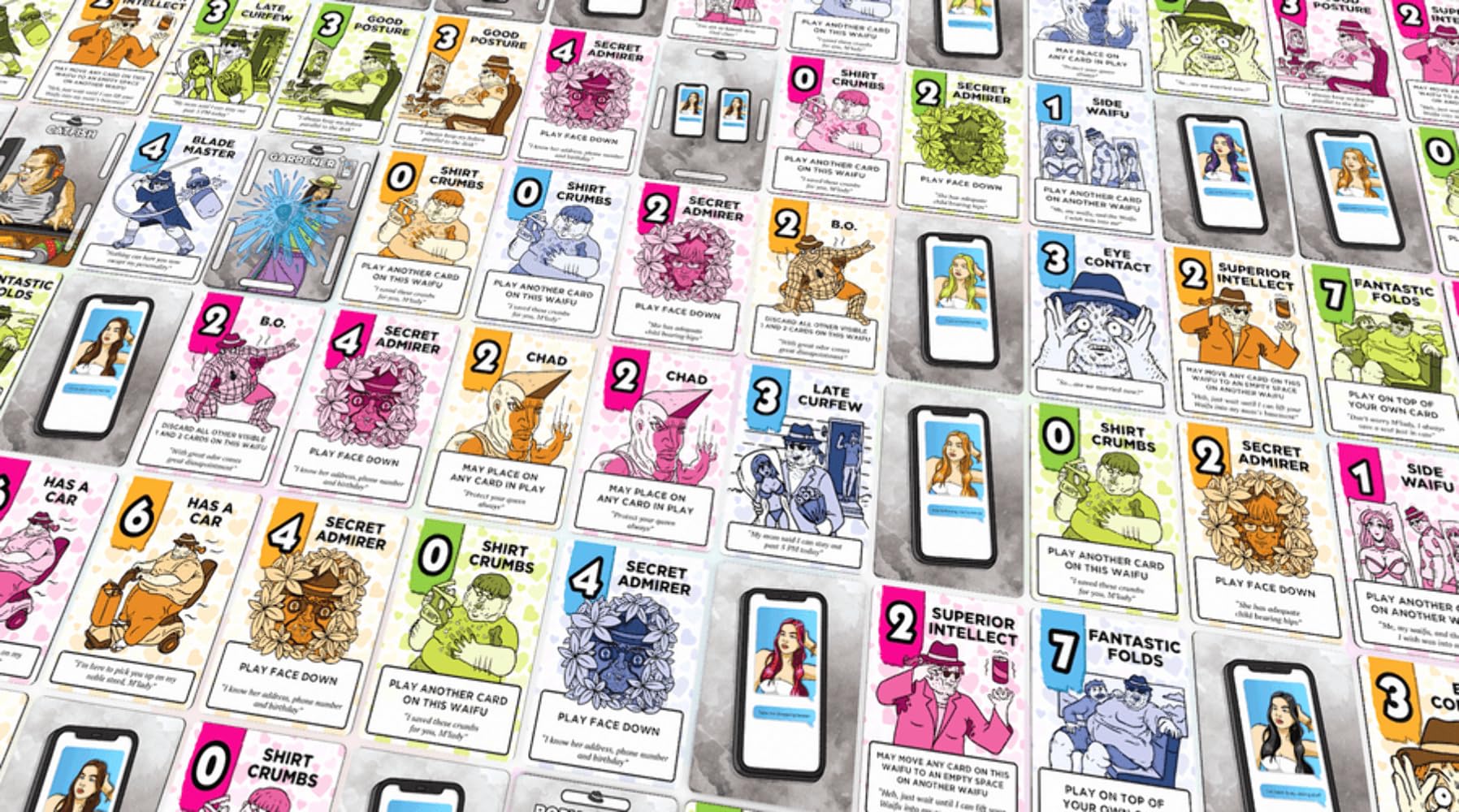 Jason Anarchy Games Le Neckbeard: Quest for Love Strategy Game for Adults Ages 18+ 2-4 Players, Average Playtime 20 Minutes