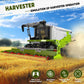 Mould King 17014 Wheat Harvester Building Blocks Set, Tractor Truck Building Kit with Motor, Farm Truck Construction Vehicles Toys, DIY Assembly STEM