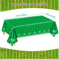 2 Pack Football Tablecloth - Football Party Decorations, Plastic Footballs Table Cover, Disposable Rectangle Table Cloth for Footballs Party Supplies